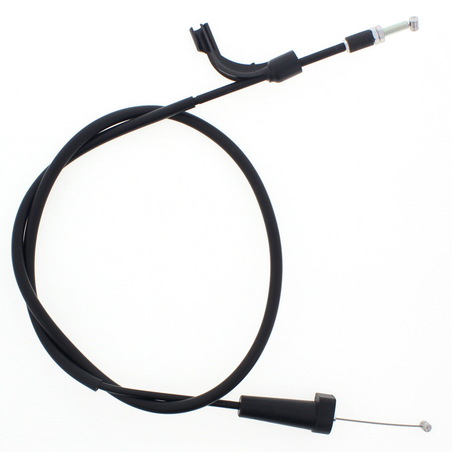 All Balls throttle cable 24-51166 for hydraulic control lines, showing the flexible metal and rubber components of the cable.