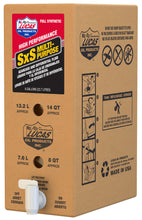 Load image into Gallery viewer, LUCAS Sxs Gear Case Oil 6-gallon container, a chemical product for gear case lubrication, with a black and white label.