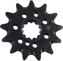 Load image into Gallery viewer, Steel 13-tooth front CS sprocket for Honda CRF250 by Fire Power, showing the durable sprocket with teeth and mounting hole details.