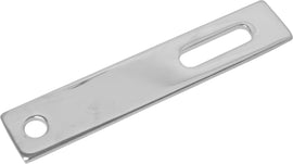 HardDrive HardDrive Exhaust Hanger Bracket 4-3/4 inches for mounting exhaust systems, shown in black metal with mounting holes.