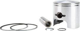 SP1 piston kit for AC/Kaw 54-689PS showing piston components and parts on a clean surface