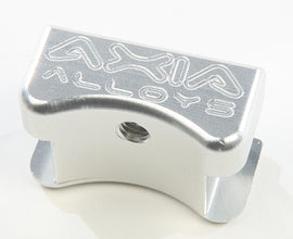 AXIA ALLOY Univ Mount 6mm Fml Silver, a versatile metallic mounting component with a sleek silver finish.