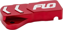 Load image into Gallery viewer, Red Flo Motorsports throttle position sensor cover for motorcycle throttle assemblies, designed for secure fit and protection.