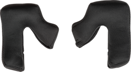 Fly Racing Youth Kinetic Helmet cheek pads in black, designed for a comfortable fit and protection for young riders.