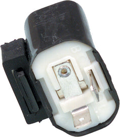 Emgo 12 Volt Flasher 10-1394 electrical component shown with metal connectors and wiring for vehicle signaling systems