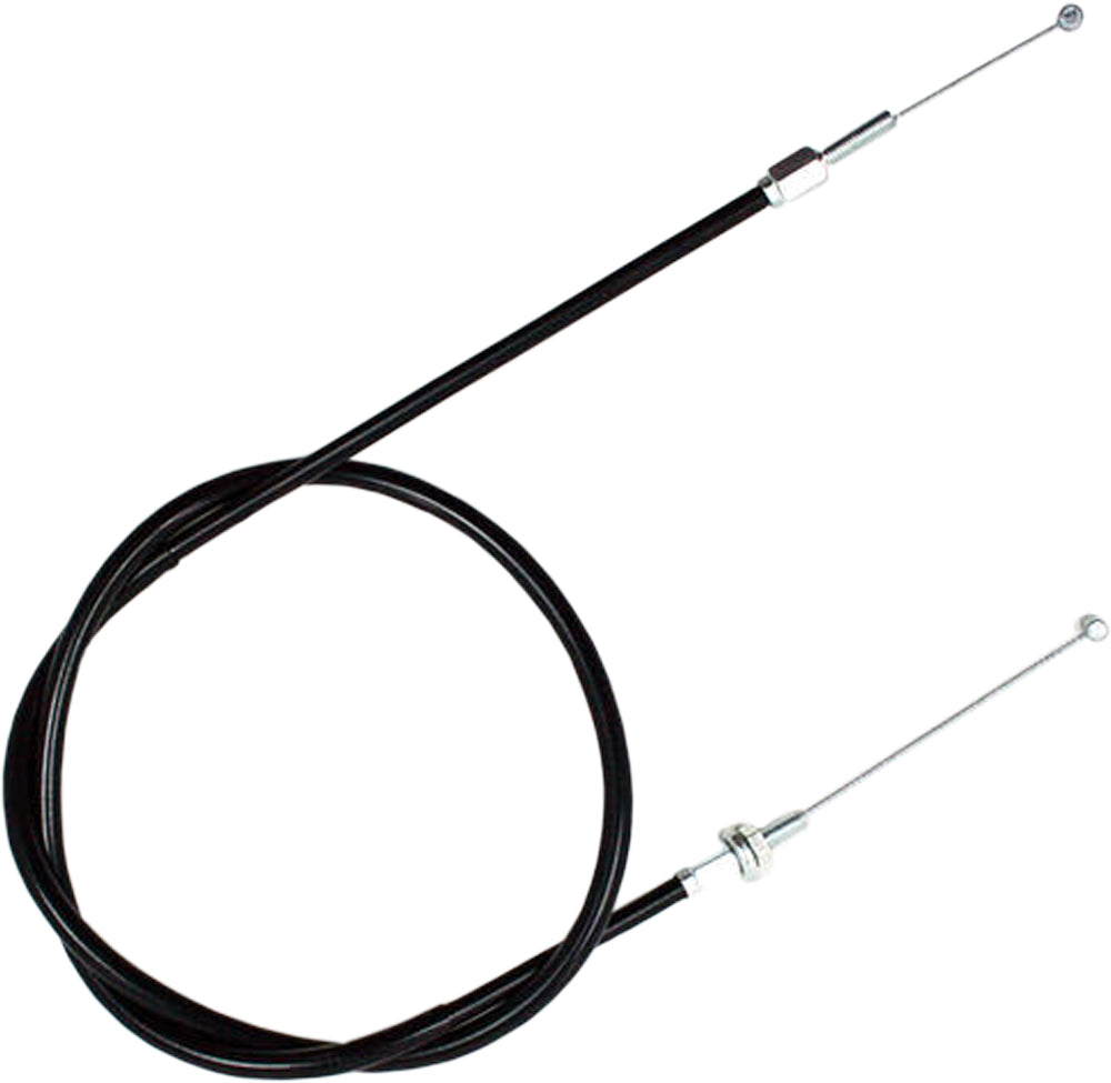 Motion Pro black vinyl throttle push cable 70-2071 for motorcycle control lines, showing the cable with black vinyl coating.