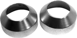 Chrome suspension fork boot caps for HardDrive motorcycles, model 820-2719, designed to protect and enhance fork appearance.