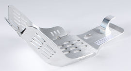Devol Skid Plate 60-7302 for off-road vehicles, showing the black metal protective underside in a close-up view