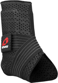 EVS AB07 ankle brace in XL size with black straps and padding, designed for ankle support and stability during sports or injury recovery.