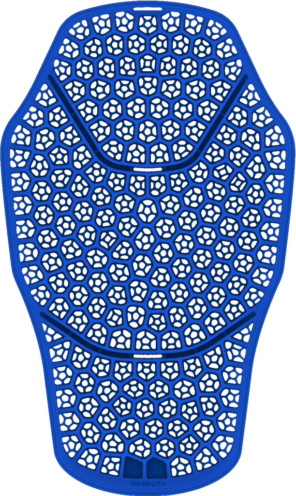 Rheon Level 2 full back protector in large/x-large size, showing padded, protective gear designed for safety and comfort.