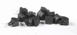 SP1 clutch button Yam 12 pack, round metallic buttons with textured surface, suitable for sewing or craft projects.