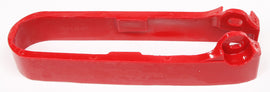 UPP Racing front chain slider in red for motorcycle, part number 280-1075R, designed to protect the chain and sprocket area.
