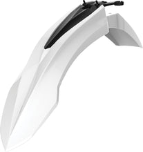 Load image into Gallery viewer, Polisport Plastics Beta front fender in white, motorcycle plastic fender with smooth surface, part number 64-69081, for Beta models