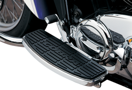 Cobra rider floorboards for Honda VT1300CR and CS motorcycles, black foot controls with textured surface for enhanced grip