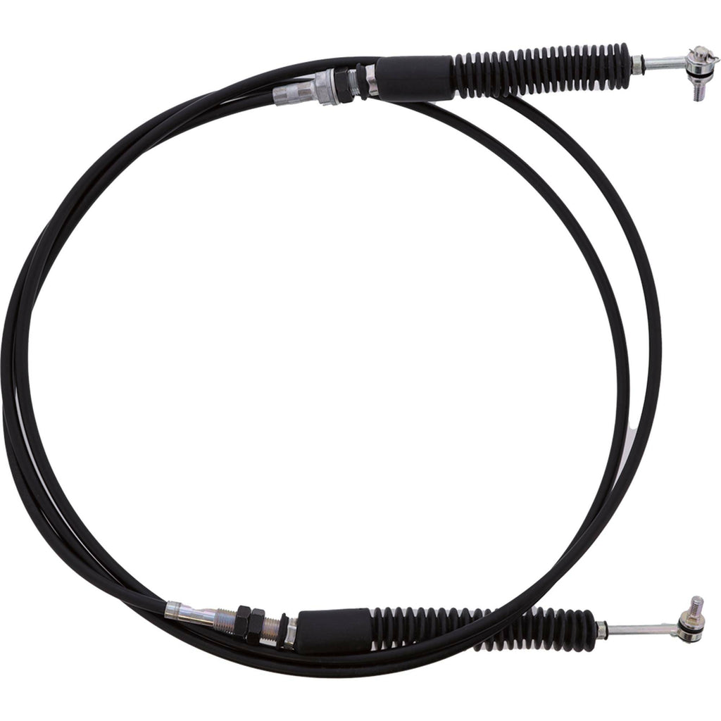 All Balls UTV shift cable with hydraulic control line, featuring a durable cable and connectors for smooth gear shifting.