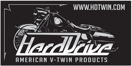 HardDrive 18x36-inch promotional banner with bold graphics and branding for advertising or events.