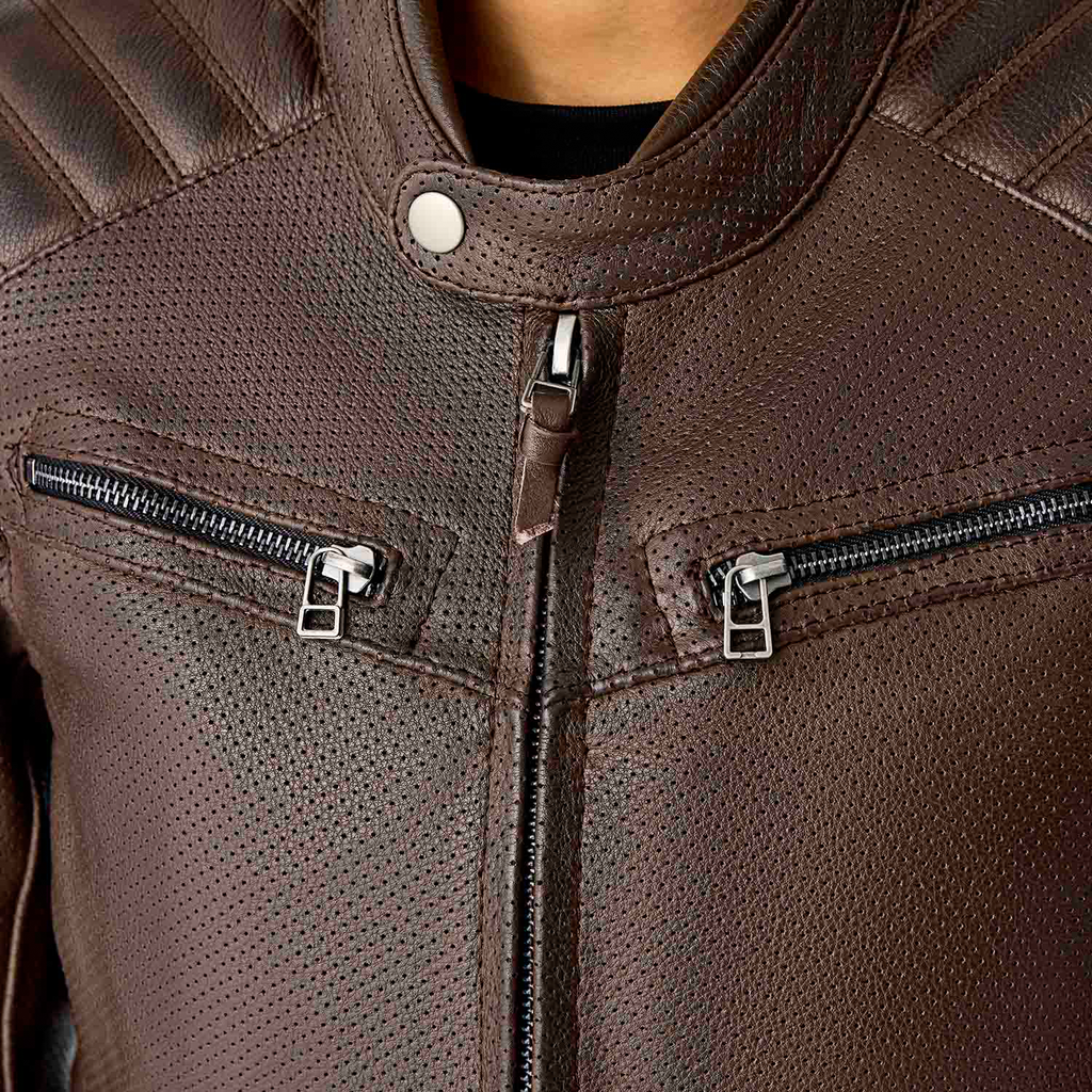 Womens Roadster Air D3o Jacket Brown Leather Xl