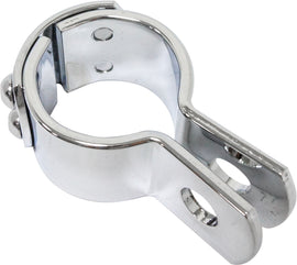 HardDrive three-piece frame clamp in chrome, 1-1/2 inch size, with adjustable metal construction and secure locking mechanism.