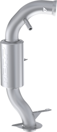 MBRP Exhaust Race Performance Exhaust system with polished metal finish and sleek design for enhanced vehicle performance.