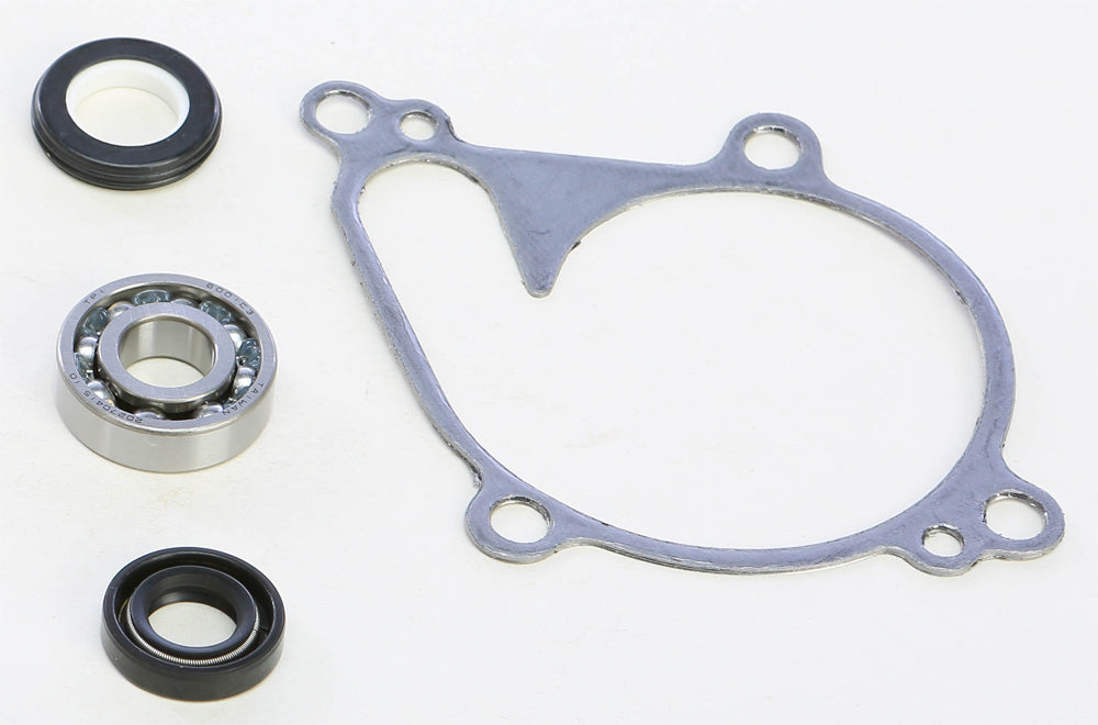 Hot Rods Water Pump Repair Kit 421-W0063 for engine repair, showing parts and components on a white background.