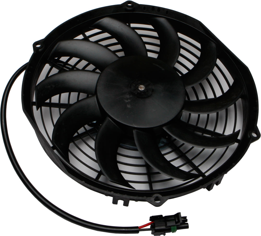 All Balls cooling fan for engine, model 22-01023, showing the black plastic fan blades and mounting hardware.
