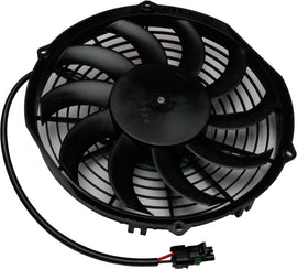 All Balls cooling fan for engine, model 22-01023, showing the black plastic fan blades and mounting hardware.