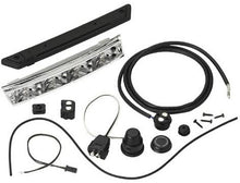 Load image into Gallery viewer, GIVI Simply II top case stop light kit mounted on motorcycle luggage, showing red lens and wiring for visibility.