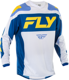 Fly Racing - F-16 Jersey White/Dark Blue/Yellow 3x - 378-9233X