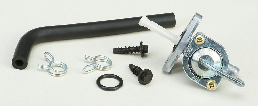 All Balls Fuel Valve FS101-0165 for intake and carburetor fuel system, shown in close-up view on a motorcycle or engine component.