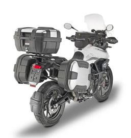GIVI side case hardware and fasteners, model Tri 270-6553, for secure mounting on motorcycle luggage.