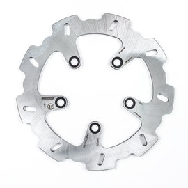 Rear braking rotor by Braking, showing a metallic disc with vented design for vehicle braking system.