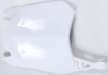 Load image into Gallery viewer, White Polisport Plastics front number plate for motocross or dirt bikes, featuring the model 64-6632 design.