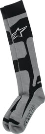 Black Alpine Star Tech Coolmax Socks in size Sm-Md, featuring moisture-wicking fabric and comfort-enhancing design.