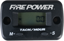 Load image into Gallery viewer, Fire Power Fire Power Hour Meter and Tachometer gauge showing digital display with dials and measurement markings.