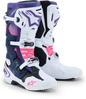 Tech 10 Wht/Violet/Nvy Bl/Pnk Fl 13