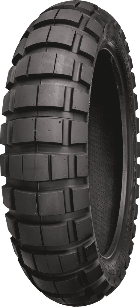 Shinko 805 Dual Sport Rear Tire 120/90-18 bias tire with tread pattern suitable for off-road and dual sport motorcycles.