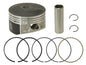 Namura twin cylinder piston kit with standard 81.958mm size and 11:1 compression ratio, includes pistons and components.