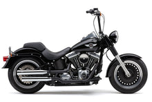 Load image into Gallery viewer, Cobra 3-inch NH Series chrome slip-on exhaust for Fat Boy models from 2007 to 2017, featuring a sleek chrome finish.