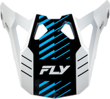 Fly Racing - Formula Cp Slice Visor White/Red/Cyan Yl-S - 73-0060