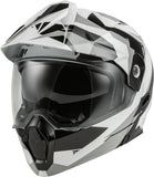 Fly Racing Odyssey Summit Helmet Black/White/Grey Xs 73-8334XS