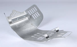 Devol Skid Plate 60-7318, durable black metal protection for off-road vehicle undercarriage, with mounting holes visible.