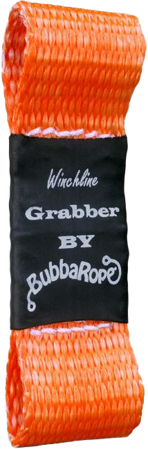 Bubba Rope The Grabber winch line attachment in 3/8 inch, designed for secure grip and towing applications