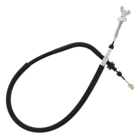 All Balls rear hand brake cable 24-54031 for motorcycle, showing the flexible control cable with protective housing and connectors.