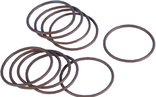 Set of five James Gasket O-ring gaskets for starter to crank connection on Dyna 6-speed motorcycles.