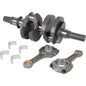 Hot Rods engine crankshaft and rods kit with metal components, high-performance automotive parts for engine rebuilding.