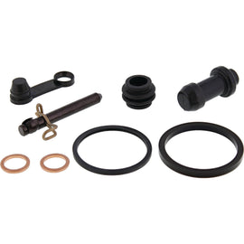 All Balls rear caliper rebuild kit 41300234 with brake components for motorcycle braking system, shown in the image.