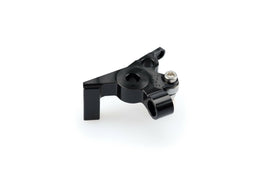 Black PUIG lever adapter brake lever for motorcycle, showing close-up of the lever with textured grip and mounting hardware.