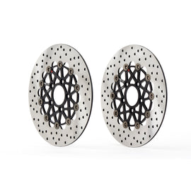 BREMBO Xtra Front Supersport Rotor floating brake disc with ventilated design and high-performance braking surface.
