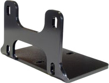 Load image into Gallery viewer, KFI Products 2-hole mounted winch 90-degree converter bracket for off-road winch mounting, shown with mounting holes and sturdy construction.