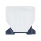Load image into Gallery viewer, Acerbis blue and white front number plate for motorcycle, mounted on bike body, with Acerbis logo visible.